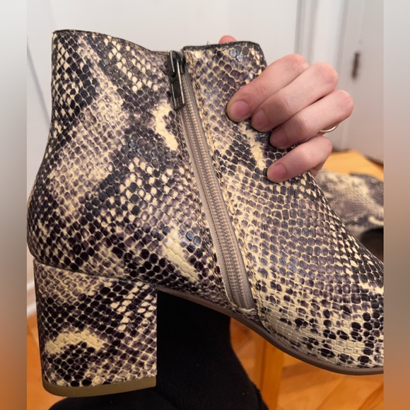 Steve Madden Faux Snake Skin Boots - Picture 4 of 4